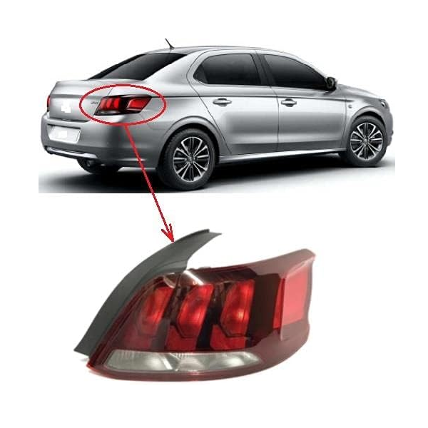 Peugeot 301 Arka Sağ Stop Lambası Makyajlı Kasa