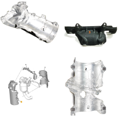 Peugeot 207 1.4 HDI Turbo Isı Kalkanı Seti