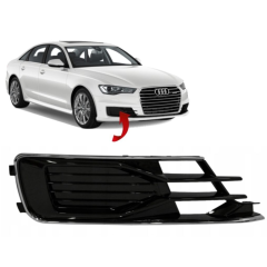 Audi A6 Sis Kapağı Izgarası Sissiz Sağ