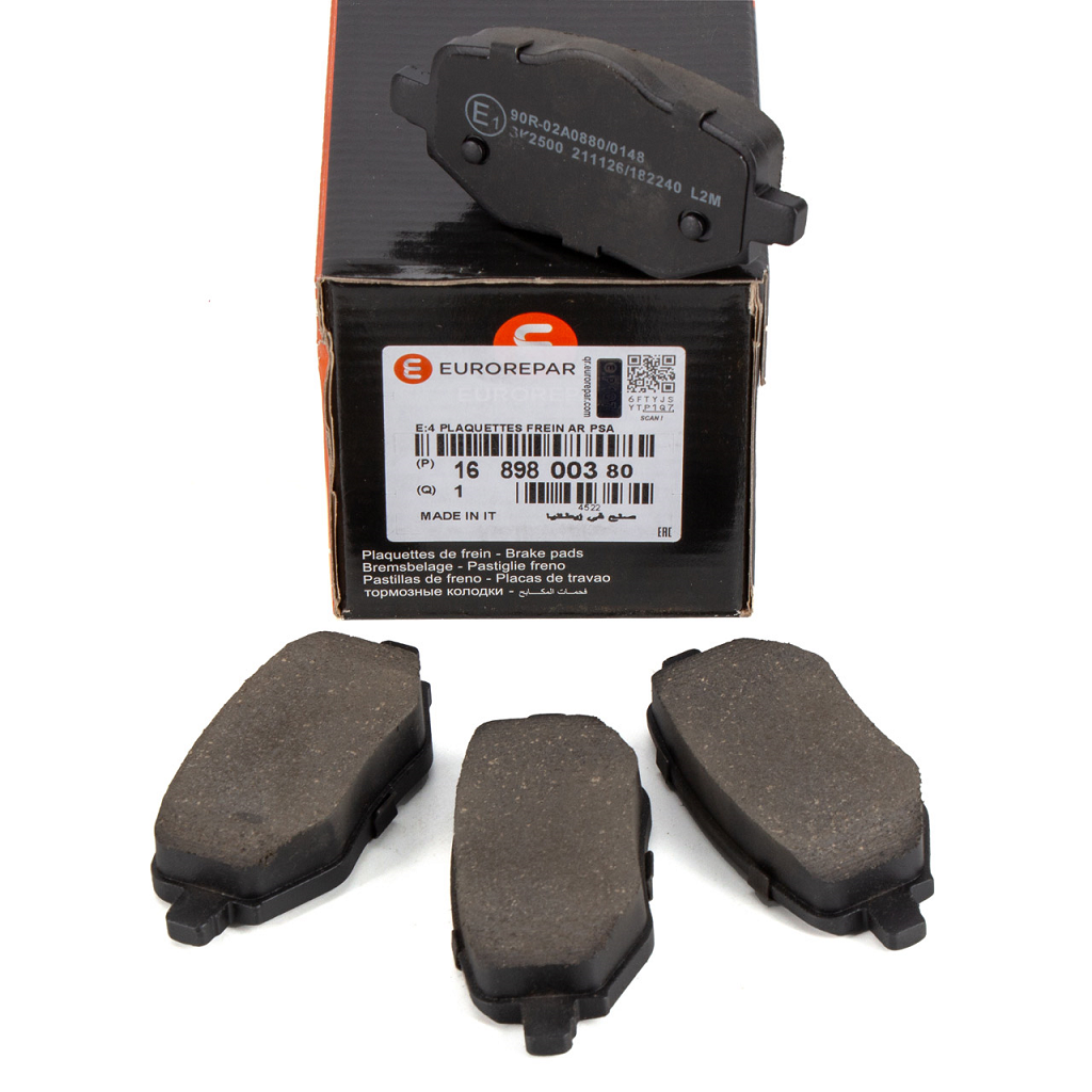 Peugeot 208 Arka Fren Balata Takımı EUROREPAR