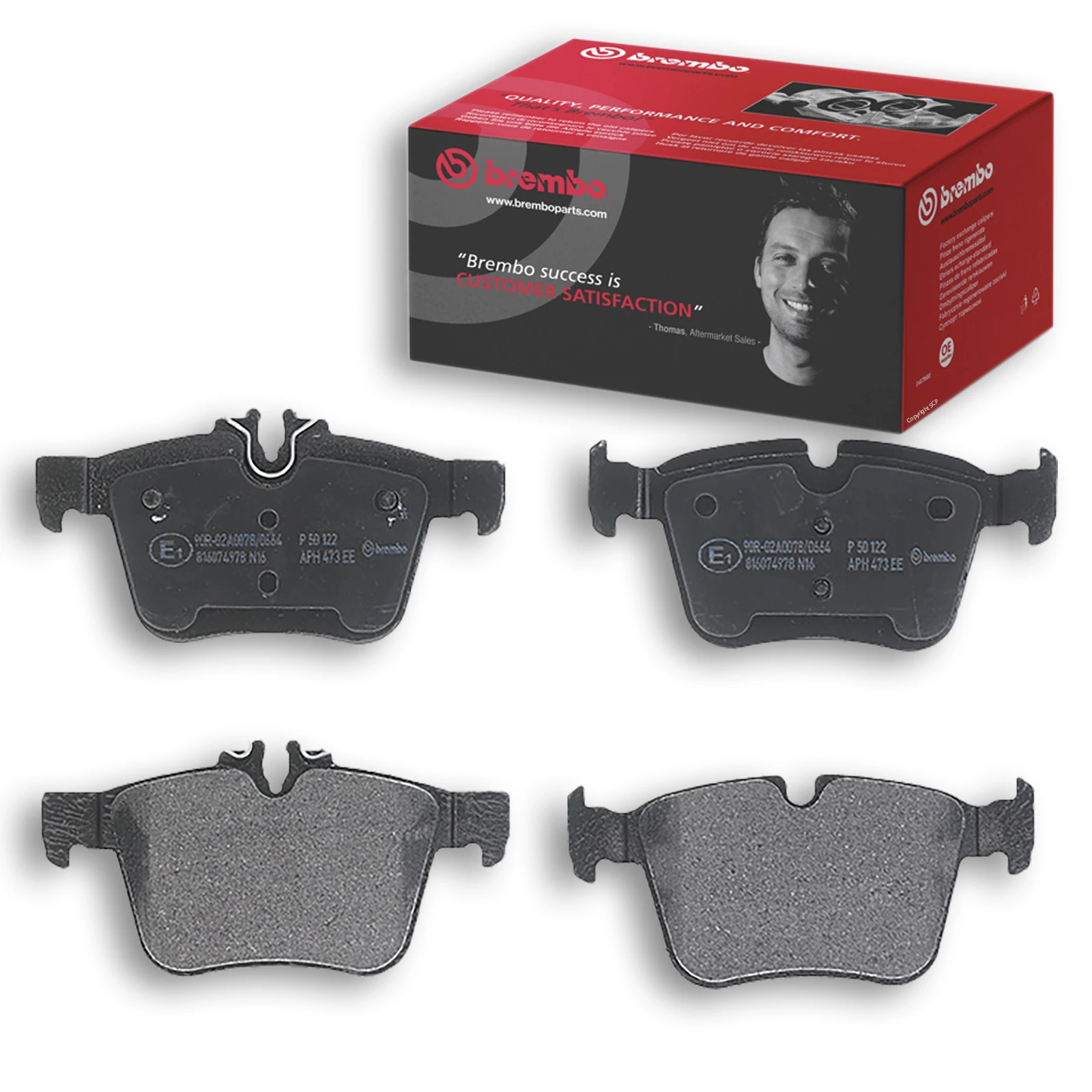 Mercedes C200 Arka Fren Balata Takımı Brembo