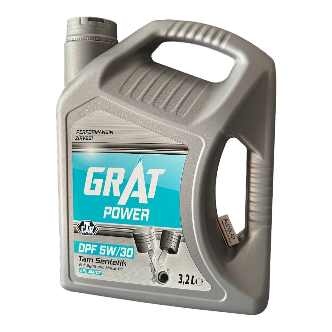 Motor Yağı 5W30 3.2 LT Partiküllü Onaylı GRAT