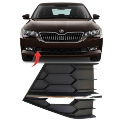 Skoda Superb B8 Sağ Tampon Kapağı Kromlu
