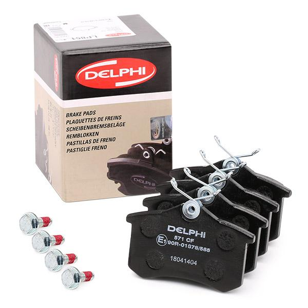 Volkswagen Polo 2006-2009 Arka Fren Balata Takımı DELPHI