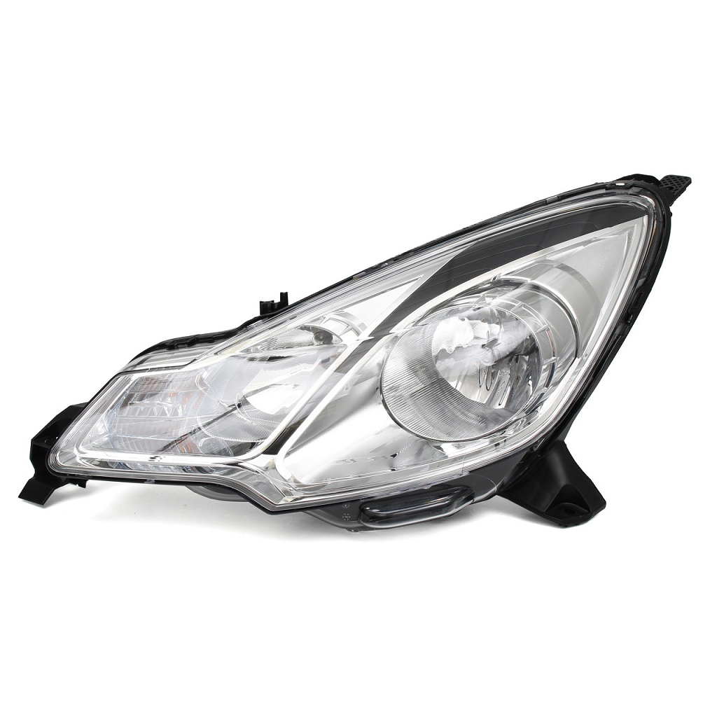 Citroen Ds3 C3 Sol Far Halojen Siyah Şeritli DEPO